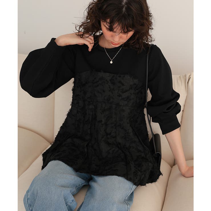 ビスチェライクドッキングペプラムトップス | titivate | 詳細画像2 