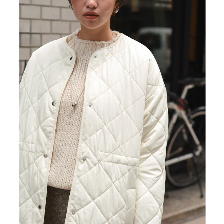 ウエストドローストリングキルティングジャケット | titivate | 詳細画像23 