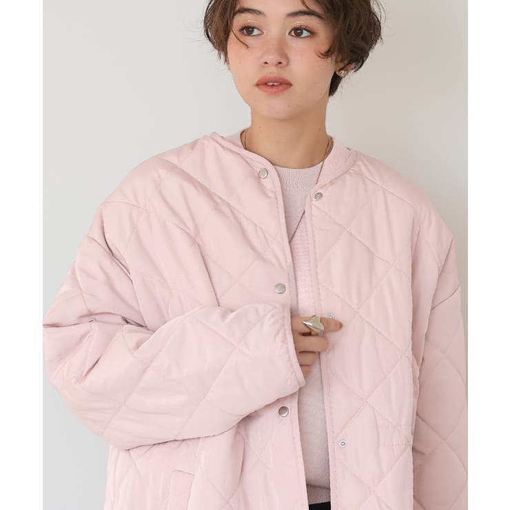 ウエストドローストリングキルティングジャケット[品番