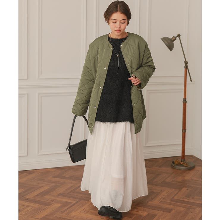 ウエストドローストリングキルティングジャケット | titivate | 詳細画像29 