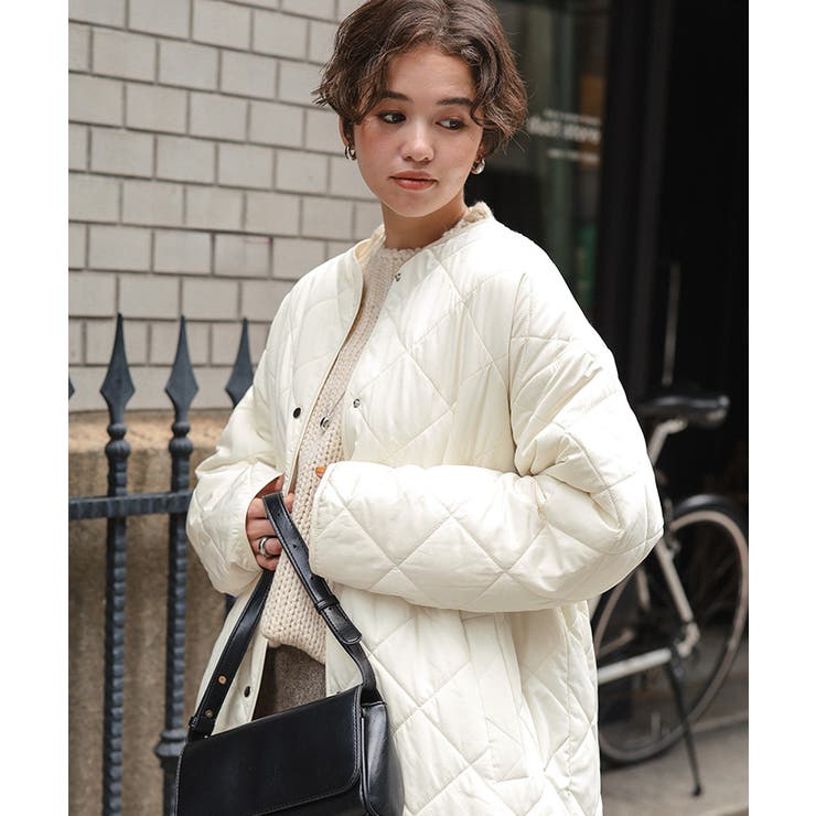 ウエストドローストリングキルティングジャケット | titivate | 詳細画像4 