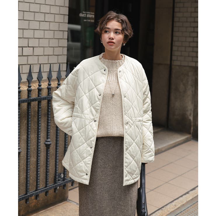 ウエストドローストリングキルティングジャケット | titivate | 詳細画像5 