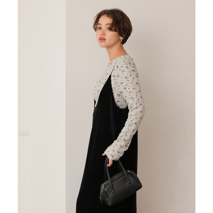 前後2wayフラワージャガードカットソートップス | titivate | 詳細画像30 