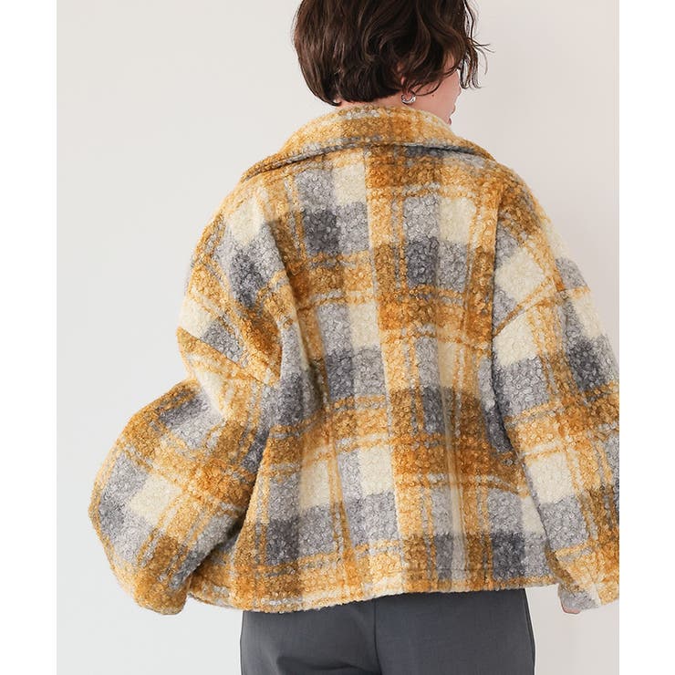 チェックボアショートジャケット/アウター | titivate | 詳細画像17 