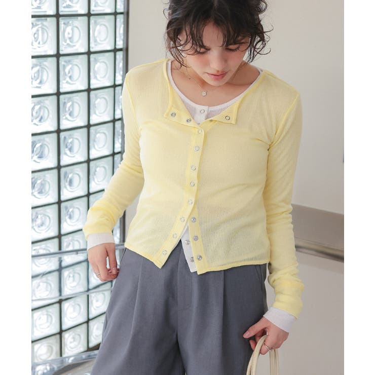 シアーテレコカーディガン | titivate | 詳細画像4 