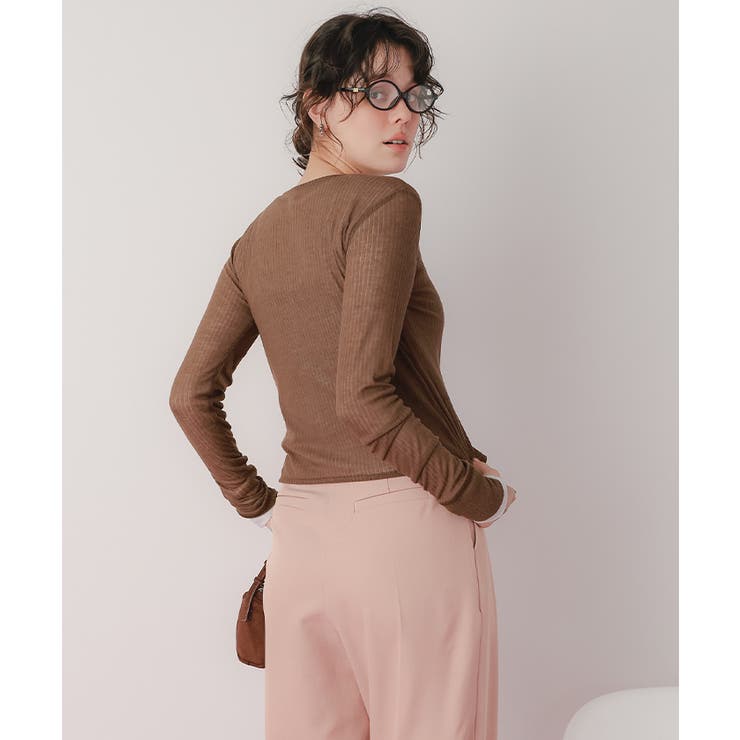 シアーテレコカーディガン | titivate | 詳細画像15 