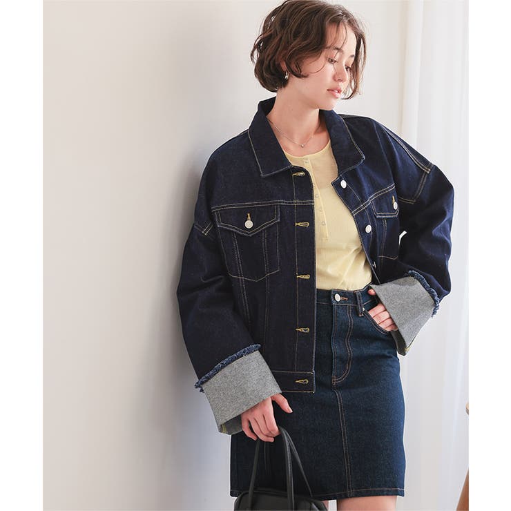 袖ロールアップデニムジャケット | titivate | 詳細画像11 