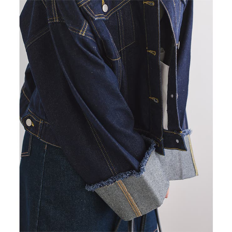 袖ロールアップデニムジャケット | titivate | 詳細画像12 