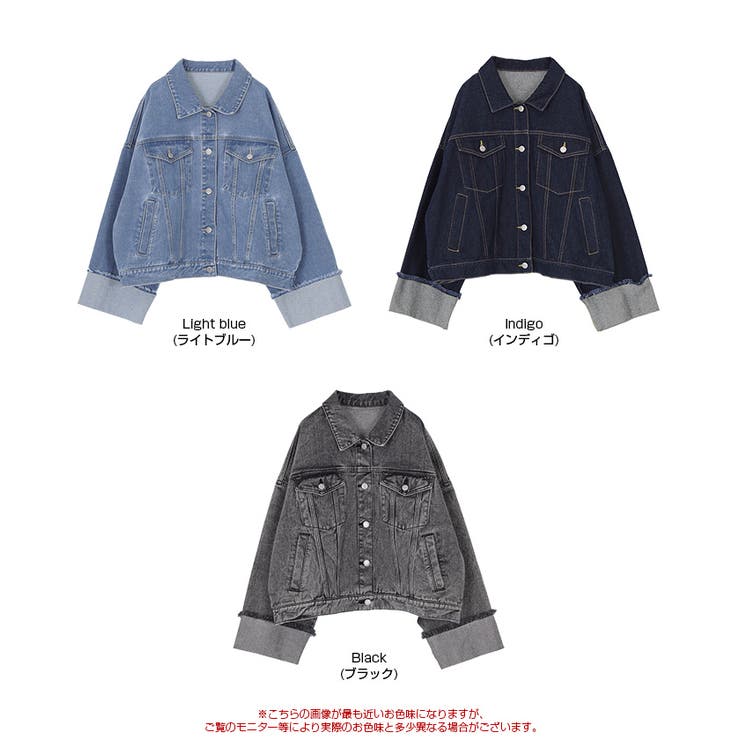 袖ロールアップデニムジャケット | titivate | 詳細画像2 
