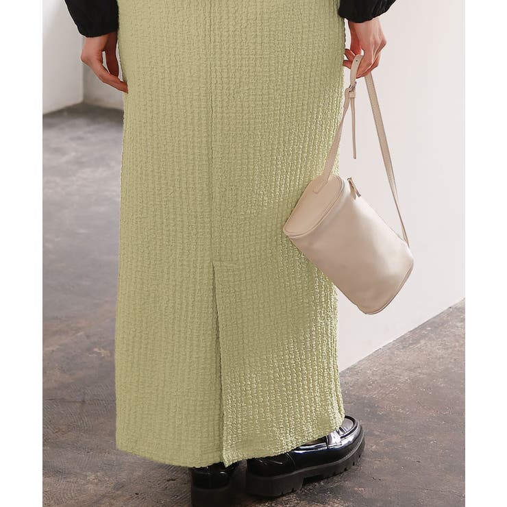 ポコポコジャガードIラインスカート | titivate | 詳細画像5 