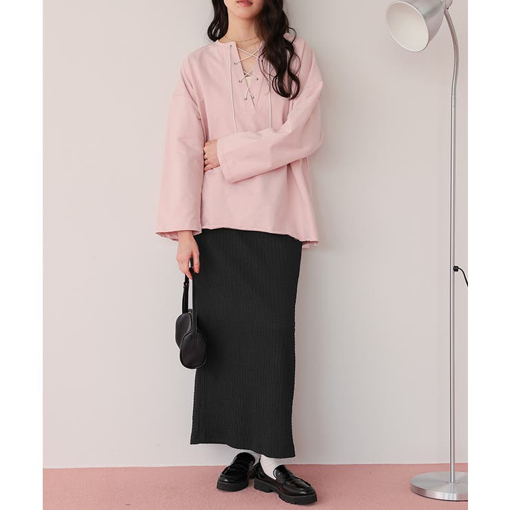 ポコポコジャガードIラインスカート | titivate | 詳細画像8 