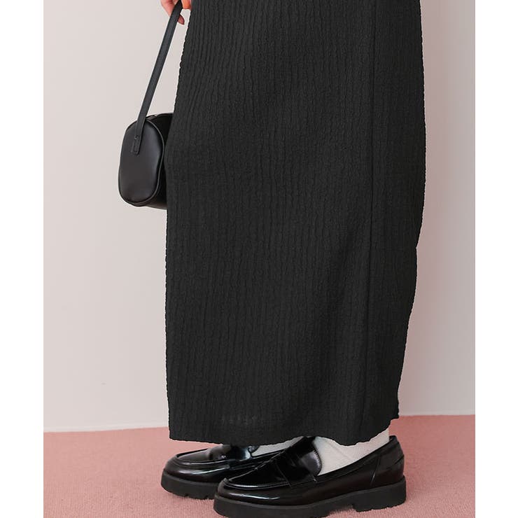 ポコポコジャガードIラインスカート | titivate | 詳細画像9 