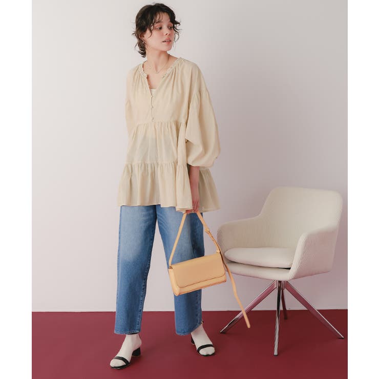 コットンボイルティアードチュニック/トップス | titivate | 詳細画像13 