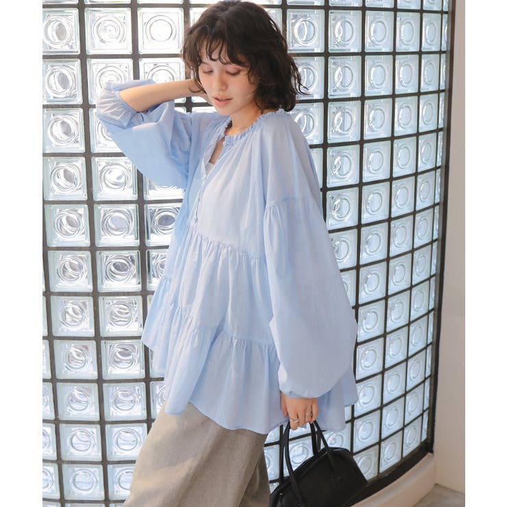 コットンボイルティアードチュニック/トップス | titivate | 詳細画像19 