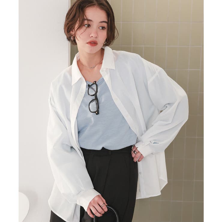 シアーカラーシャツ | titivate | 詳細画像22 