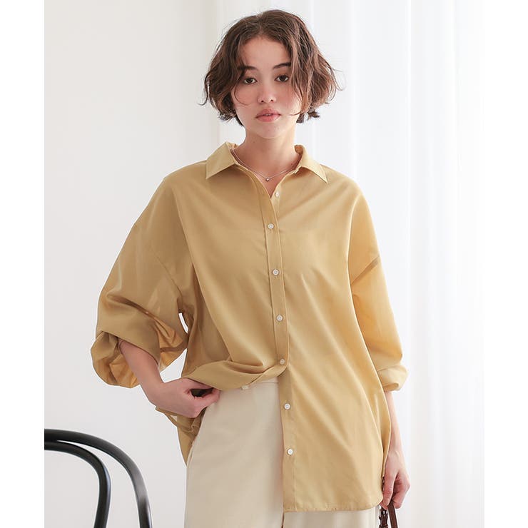 シアーカラーシャツ | titivate | 詳細画像24 