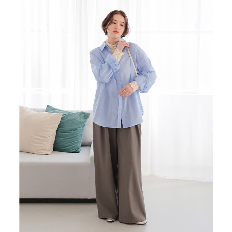 シアーカラーシャツ | titivate | 詳細画像27 