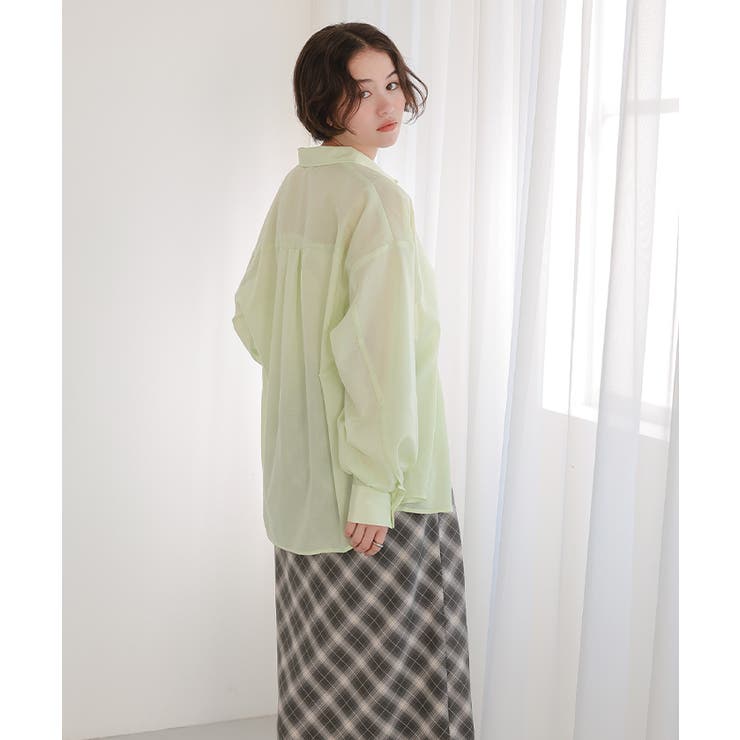 シアーカラーシャツ | titivate | 詳細画像31 