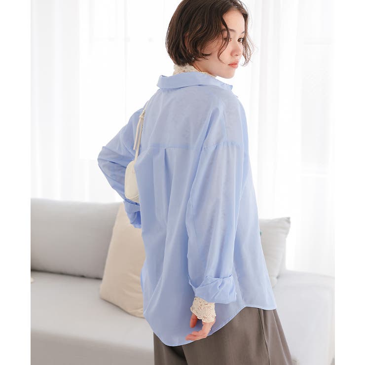 シアーカラーシャツ | titivate | 詳細画像5 