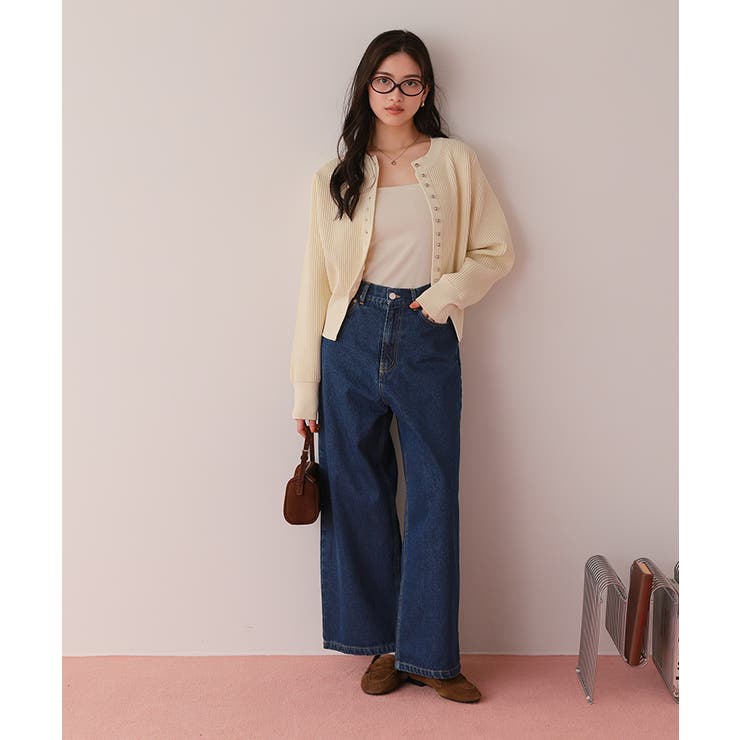 ワイドルーズデニムパンツ | titivate | 詳細画像5 