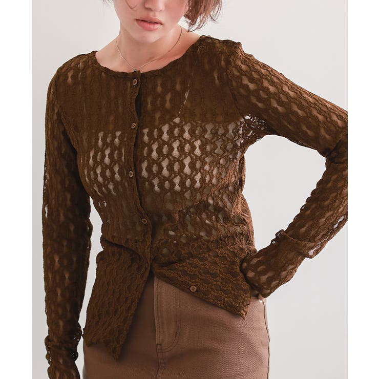 前後2wayアソートカットカーディガン | titivate | 詳細画像22 