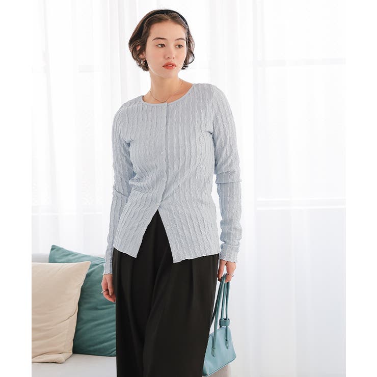 前後2wayアソートカットカーディガン | titivate | 詳細画像18 