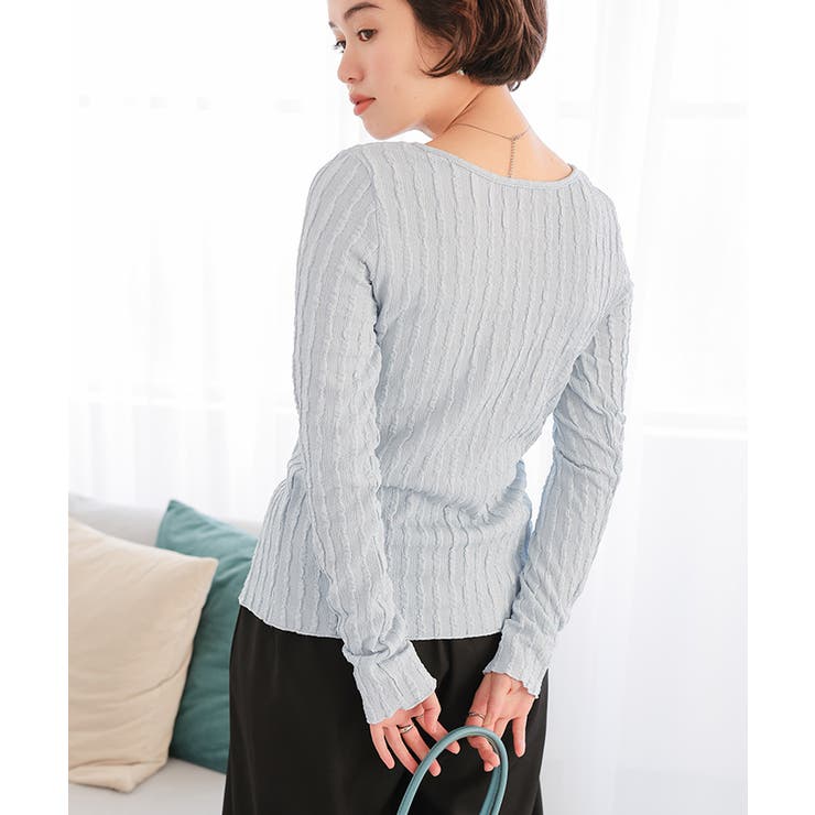 前後2wayアソートカットカーディガン | titivate | 詳細画像19 