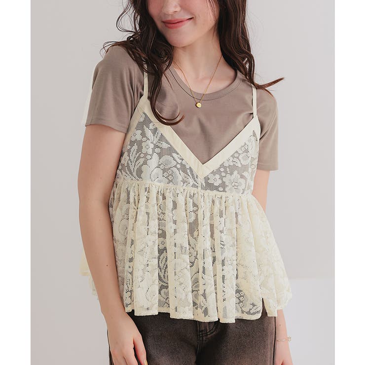 アソートレースキャミソールビスチェ | titivate | 詳細画像12 