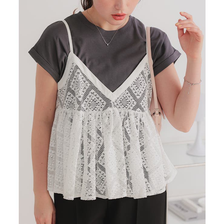 アソートレースキャミソールビスチェ | titivate | 詳細画像14 