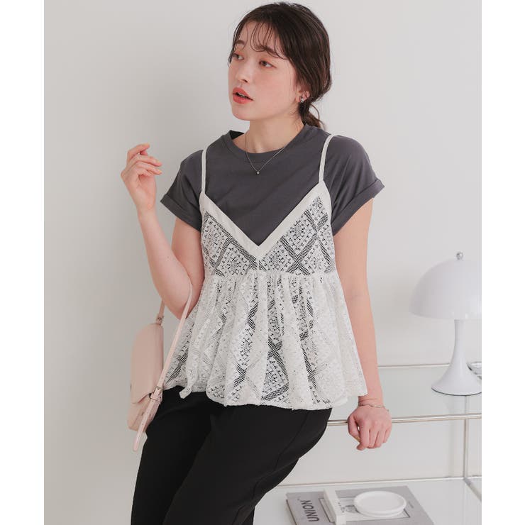 アソートレースキャミソールビスチェ | titivate | 詳細画像15 