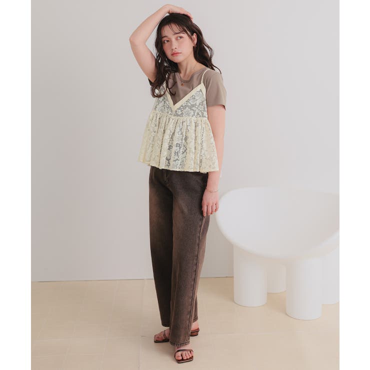 アソートレースキャミソールビスチェ | titivate | 詳細画像19 