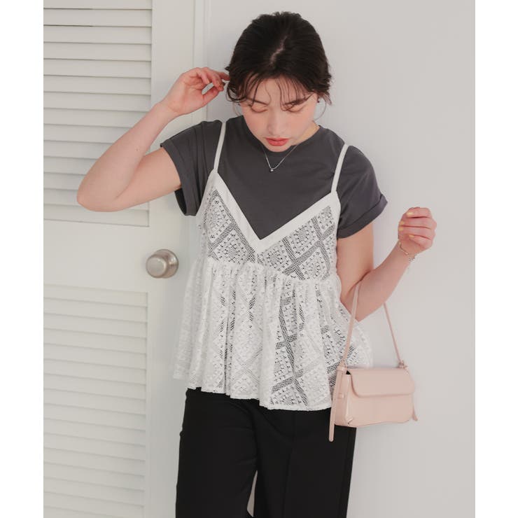 アソートレースキャミソールビスチェ | titivate | 詳細画像4 