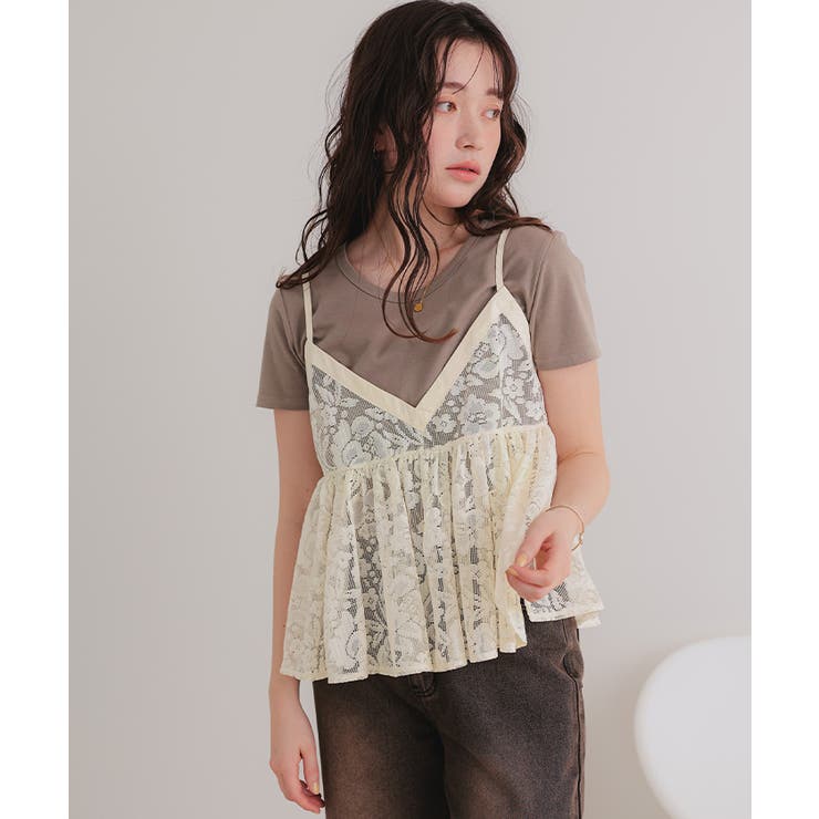 アソートレースキャミソールビスチェ | titivate | 詳細画像7 