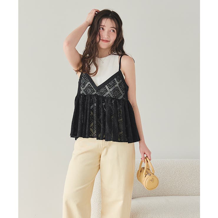 アソートレースキャミソールビスチェ | titivate | 詳細画像8 