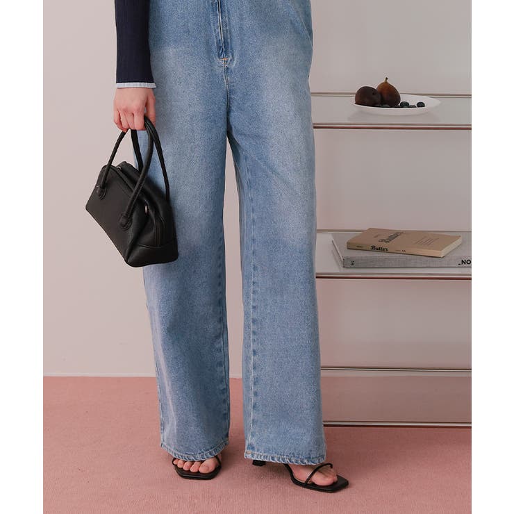 フロントファスナーデザインデニムキャミソールサロペット | titivate | 詳細画像18 