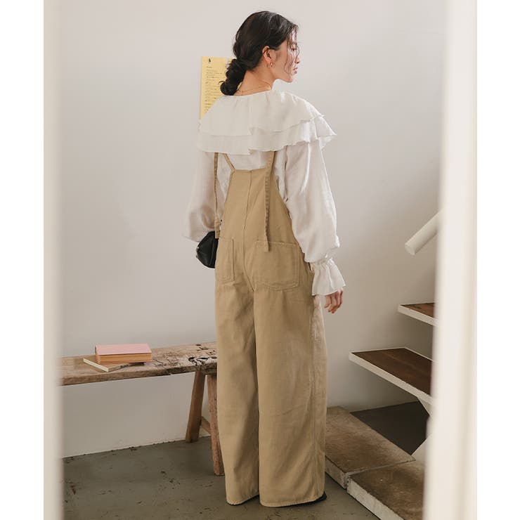 フロントファスナーデザインデニムキャミソールサロペット | titivate | 詳細画像22 