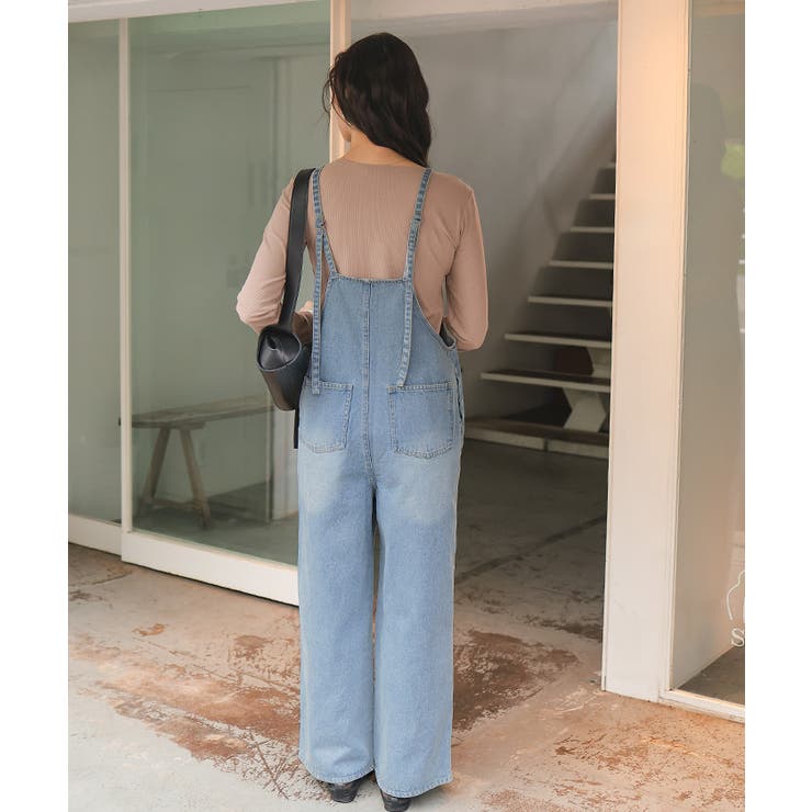 フロントファスナーデザインデニムキャミソールサロペット | titivate | 詳細画像26 