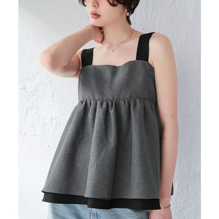 リネンライクペプラムトップス | titivate | 詳細画像12 