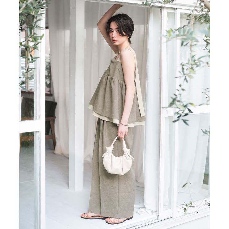 リネンライクペプラムトップス | titivate | 詳細画像15 