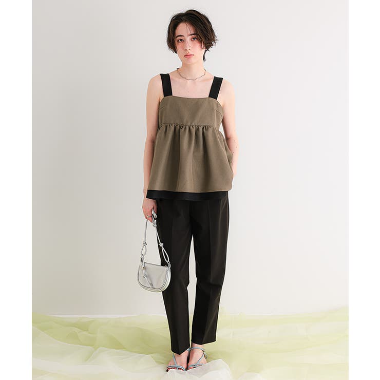 リネンライクペプラムトップス | titivate | 詳細画像16 