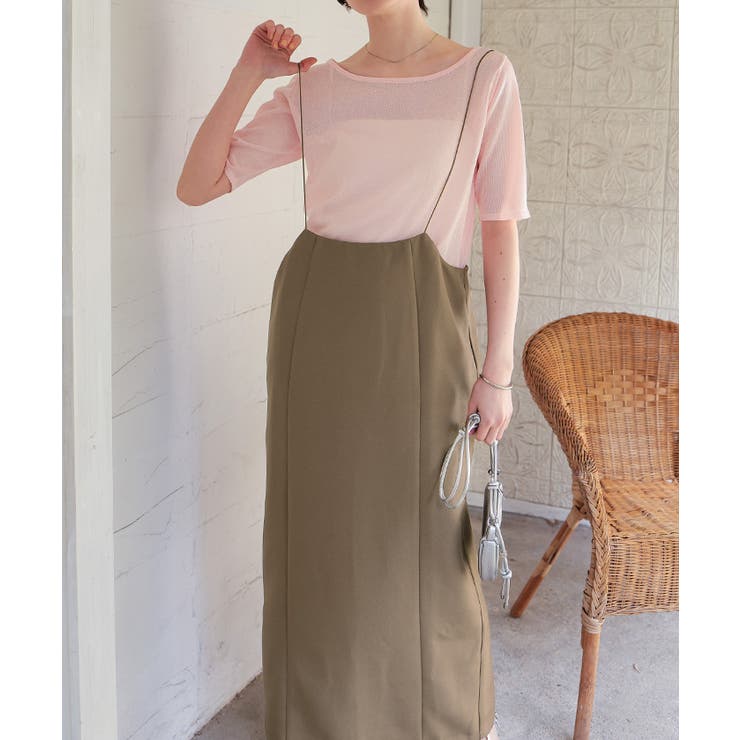 リネンライクIラインスカート | titivate | 詳細画像13 