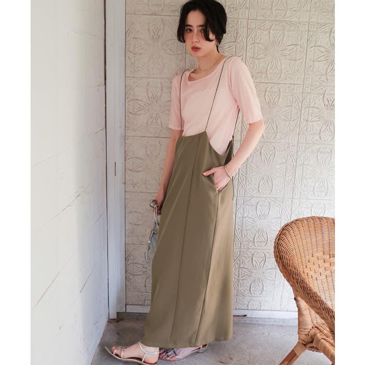 リネンライクIラインスカート | titivate | 詳細画像2 