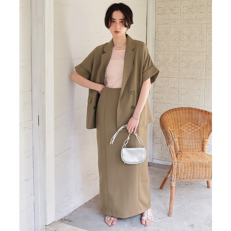 リネンライクIラインスカート | titivate | 詳細画像4 