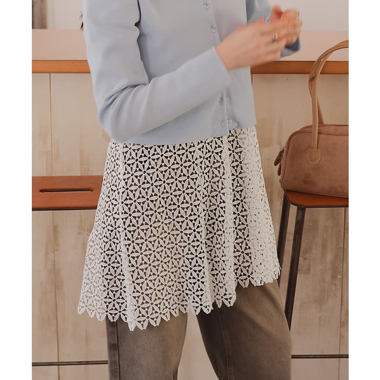 レースチュニックキャミソールトップス | titivate | 詳細画像9 