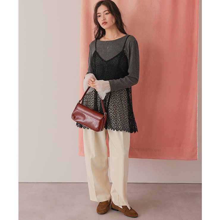 レースチュニックキャミソールトップス | titivate | 詳細画像12 