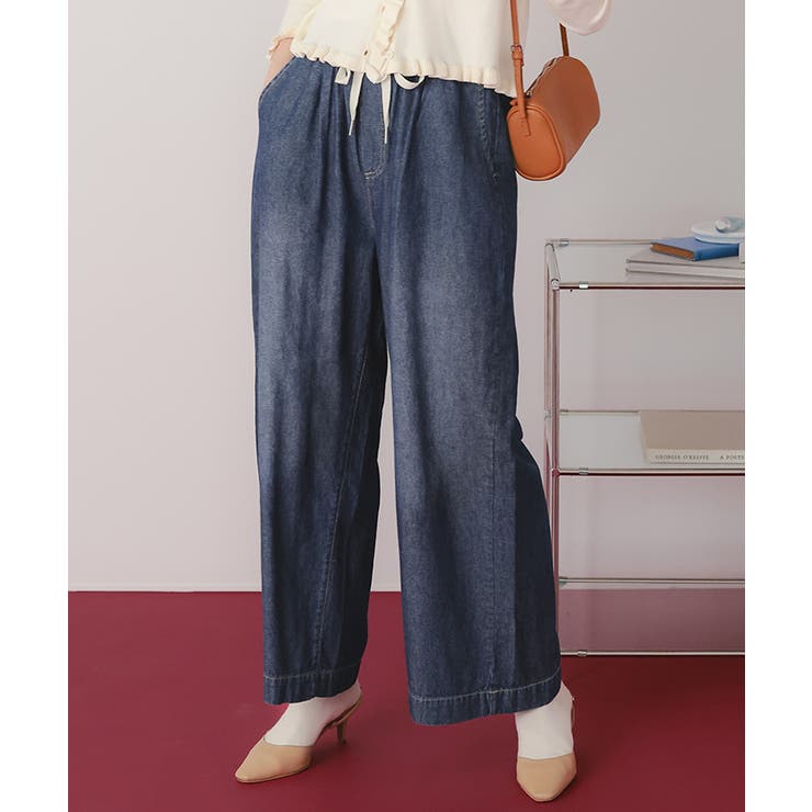 イージーワイドデニムパンツ | titivate | 詳細画像6 