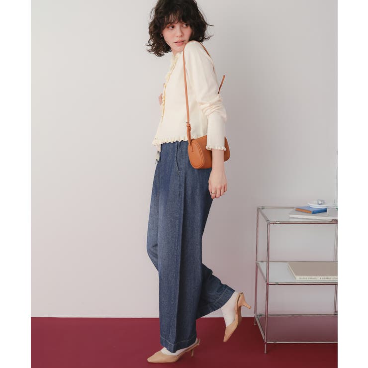 イージーワイドデニムパンツ | titivate | 詳細画像10 