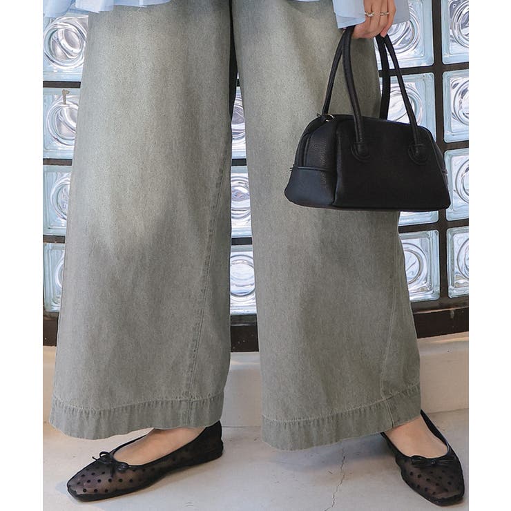 イージーワイドデニムパンツ | titivate | 詳細画像15 