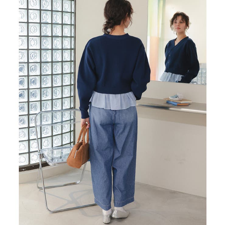 イージーワイドデニムパンツ | titivate | 詳細画像18 