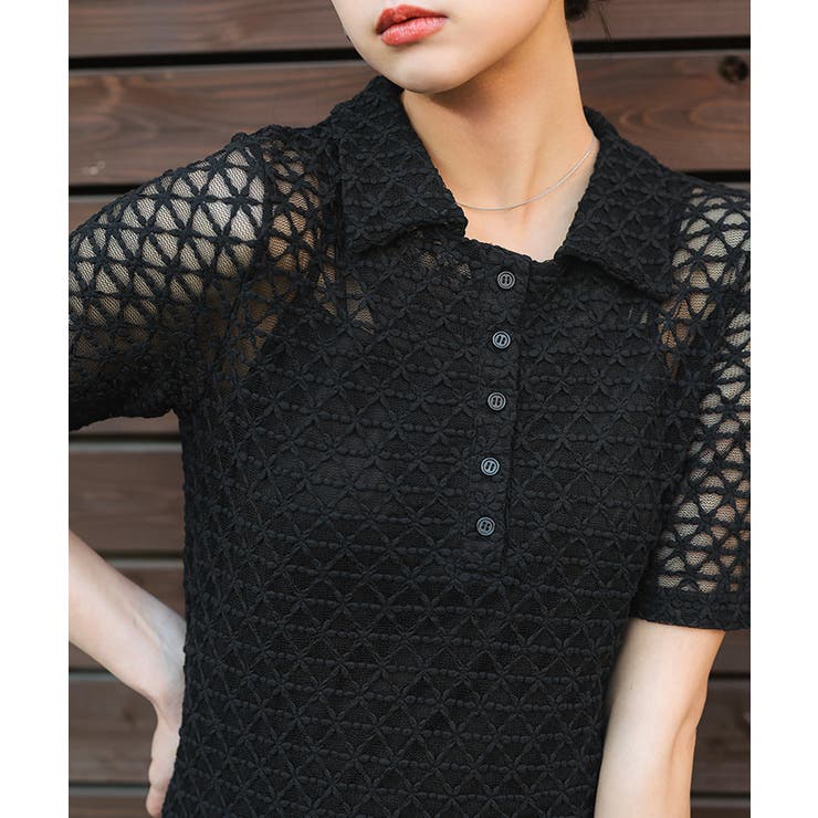 ポロ襟レースワンピース | titivate | 詳細画像26 